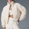 Darling Strikkegenser Puffer – Elfenben