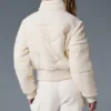 Darling Strikkegenser Puffer – Elfenben