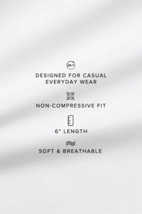 Day and Night-boxershorts – hvit