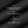Day and Night-boxershorts – svart