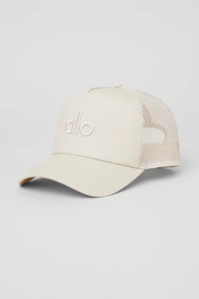 District Trucker-cap – benhvit
