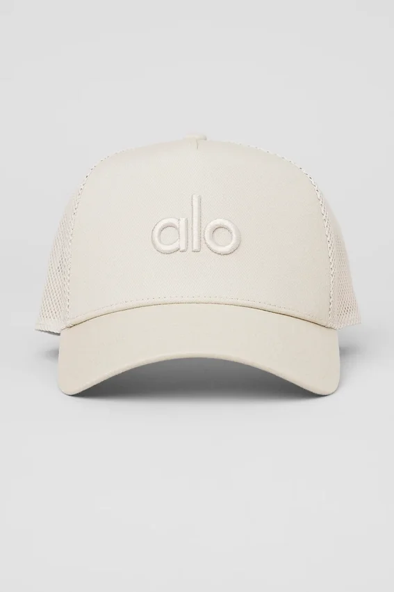 District Trucker-cap – benhvit