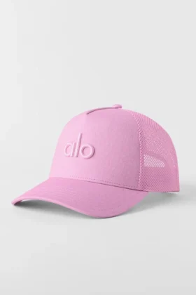 District Trucker-cap – Candy Heart Pink