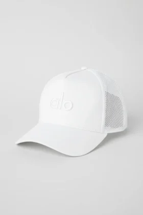 District Trucker-cap – hvit/hvit