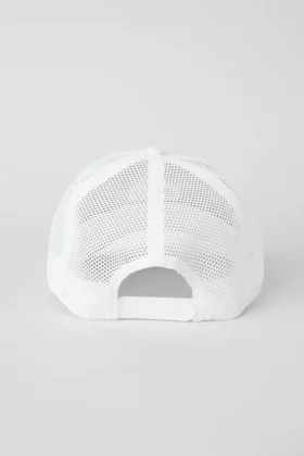District Trucker-cap – hvit/hvit