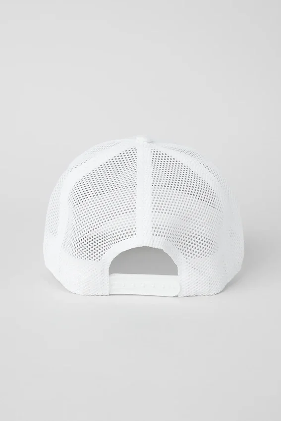 District Trucker-cap – hvit/hvit