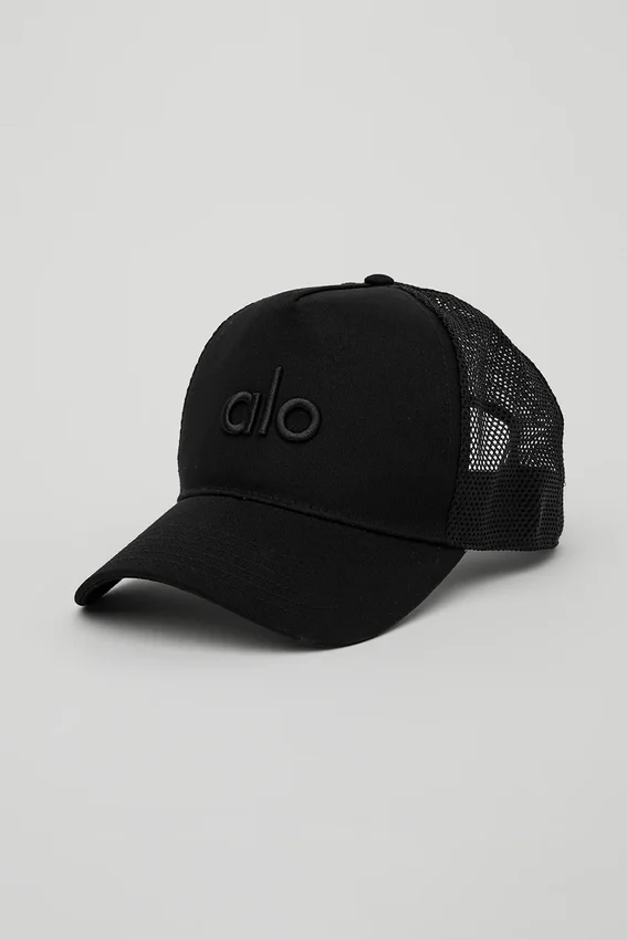 District Trucker-cap – svart