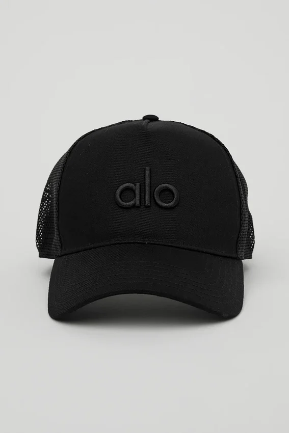 District Trucker-cap – svart
