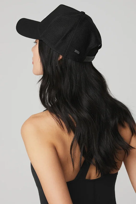 District Trucker-cap – svart