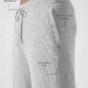 Domain ribbestrikkede joggebukser – Athletic Heather Grey