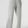 Domain ribbestrikkede joggebukser – Athletic Heather Grey