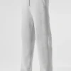 Domain ribbestrikkede joggebukser – Athletic Heather Grey