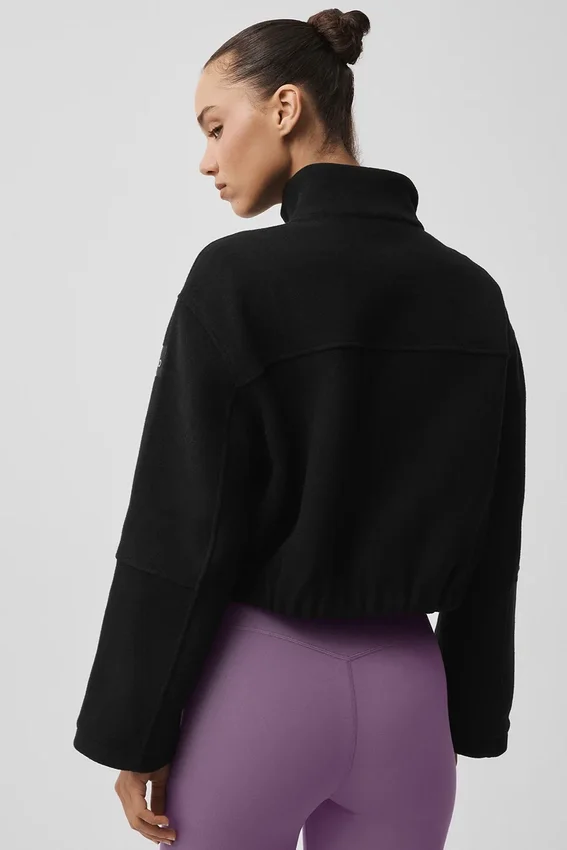 Double Face Wool City Girl-jakke – svart