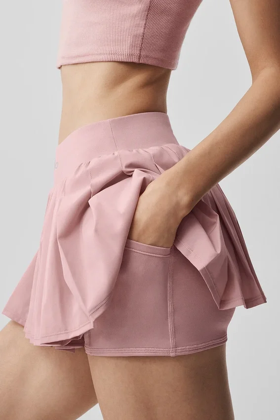 Double or Nothing tennisskjørt – Vintage Pink