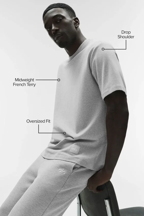 Double Take kortærmet – Athletic Heather Grey