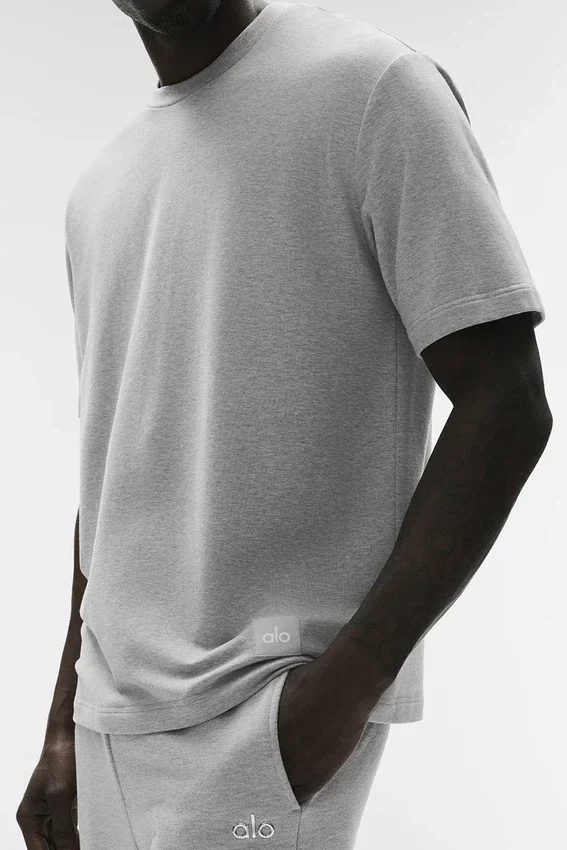Double Take kortærmet – Athletic Heather Grey