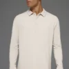 Double Take langermet polo – benhvit