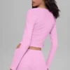 Dreamlight langermet topp – Candy Heart Pink