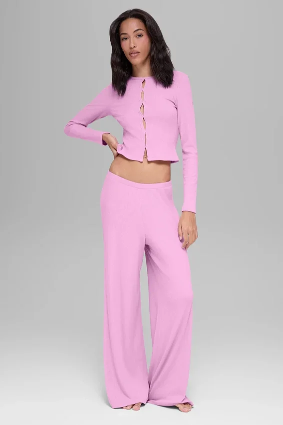 Dreamlight langermet topp – Candy Heart Pink
