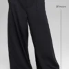 Dreamscape-bukse med High-Waist (kort) – svart