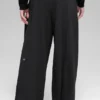 Dreamscape-bukse med High-Waist (kort) – svart