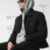 Ease Trucker-jakke – svart