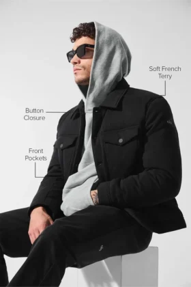 Ease Trucker-jakke – svart