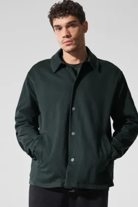 Edition Sueded Jacket – Kullgrønn