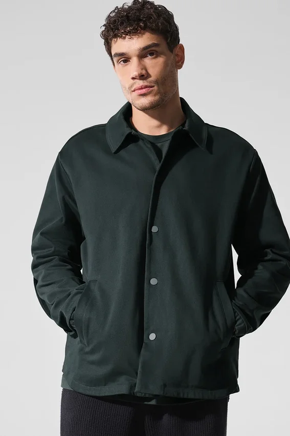 Edition Sueded Jacket – Kullgrønn