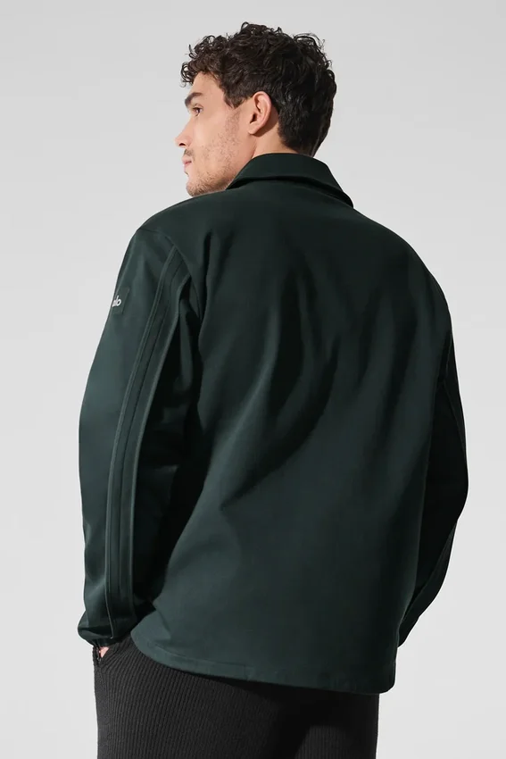 Edition Sueded Jacket – Kullgrønn