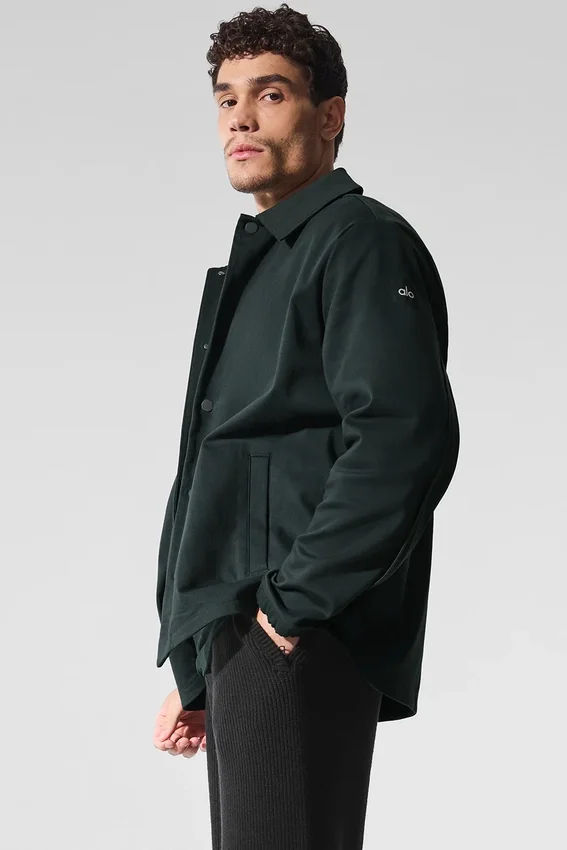 Edition Sueded Jacket – Kullgrønn