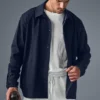 Edition Sueded-jakke – marineblå