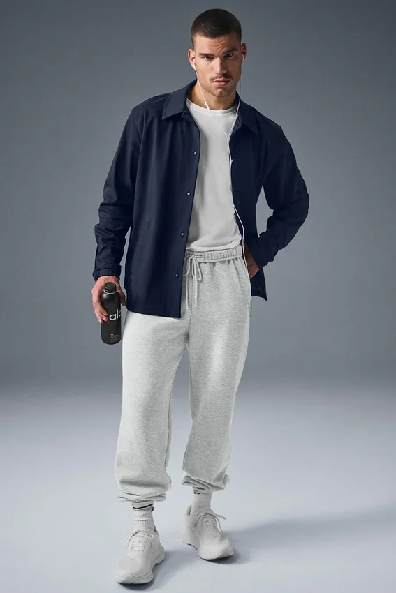 Edition Sueded-jakke – marineblå
