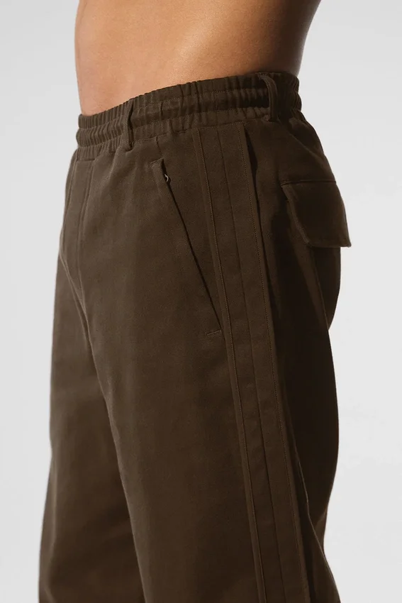 Edition Sueded Straight Leg Bukser – Espresso