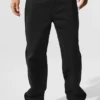 Edition Sueded Straight Leg Bukser – svart