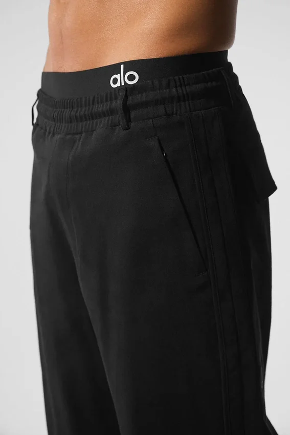 Edition Sueded Straight Leg Bukser – svart
