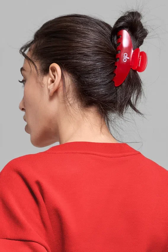 Effortless Claw Clip (2-pakning) – Bright Red