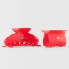 Effortless Claw Clip (2-pakning) – Bright Red