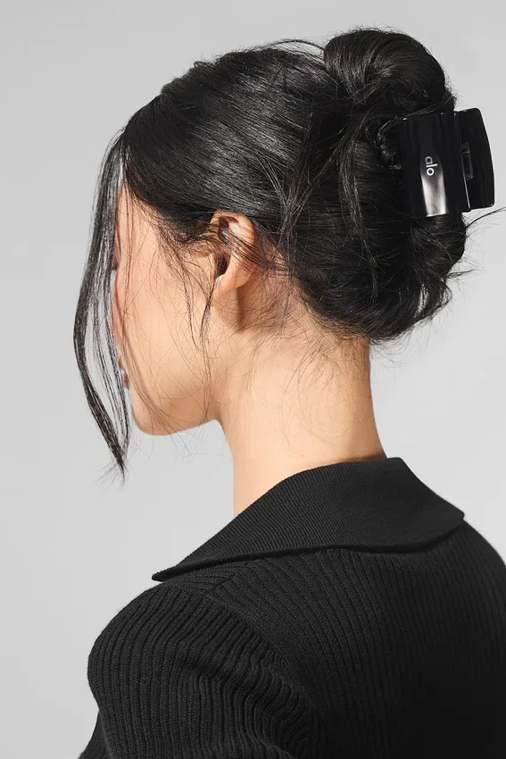 Effortless Claw Clip (2-pakning) – Svart