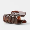 Effortless Claw Clip – brun skilpadde