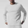 Elevate Waffle langermet T-skjorte – Athletic Heather Grey
