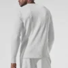 Elevate Waffle langermet T-skjorte – Athletic Heather Grey