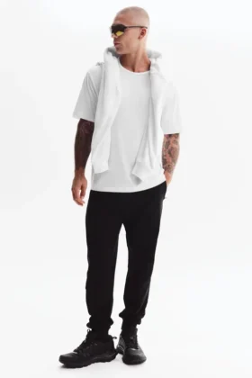 Essential kortærmet Street Tee – hvit