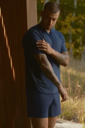 Essential kortærmet Street Tee – Navy
