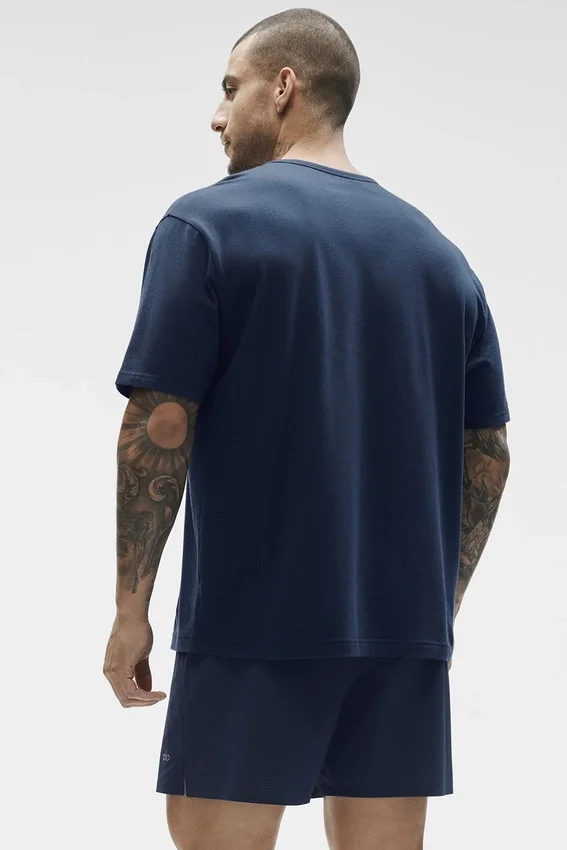 Essential kortærmet Street Tee – Navy