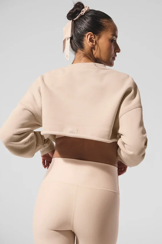 Extreme Cropped Gensere – Macadamia