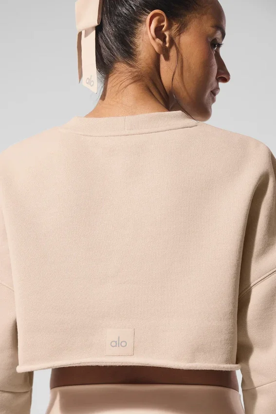 Extreme Cropped Gensere – Macadamia