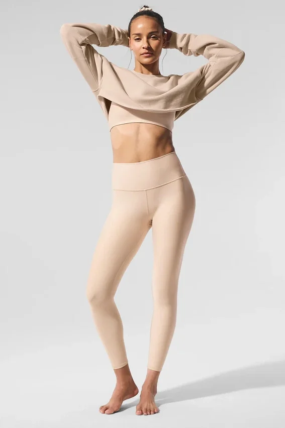 Extreme Cropped Gensere – Macadamia