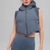 Fast Lane puffer-vest – Bluestone