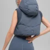 Fast Lane puffer-vest – Bluestone